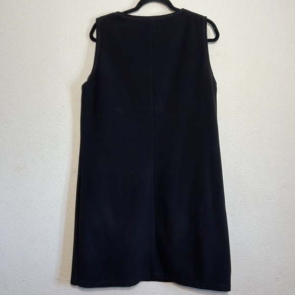 Talbots Womens Black Fleeced Winter Dress Minimalist Size XL - Picture 4 of 16